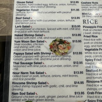 Rincome - Menu - Thai Near Me - Northridge, California Rincome - Menu - Thai Near Me - Northridge, California
