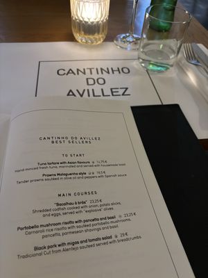 Menu photo 2 Cantinho do Avillez Lisbon, 11 Menu photo 2 Cantinho do Avillez Lisbon, 11