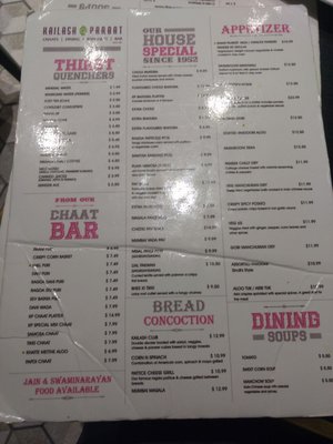 Menu photo 5 Kailash Parbat Toronto, ON