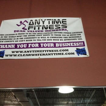 Anytime Fitness - Sign stating they have the most members in the nation. - Gyms Near Me - Clearwater, Florida Anytime Fitness - Sign stating they have the most members in the nation. - Gyms Near Me - Clearwater, Florida