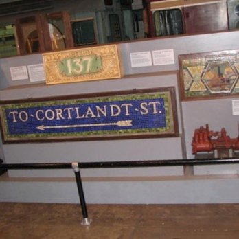 New York Transit Museum - Mosaic Station Sign - Museums Near Me - Brooklyn, New York