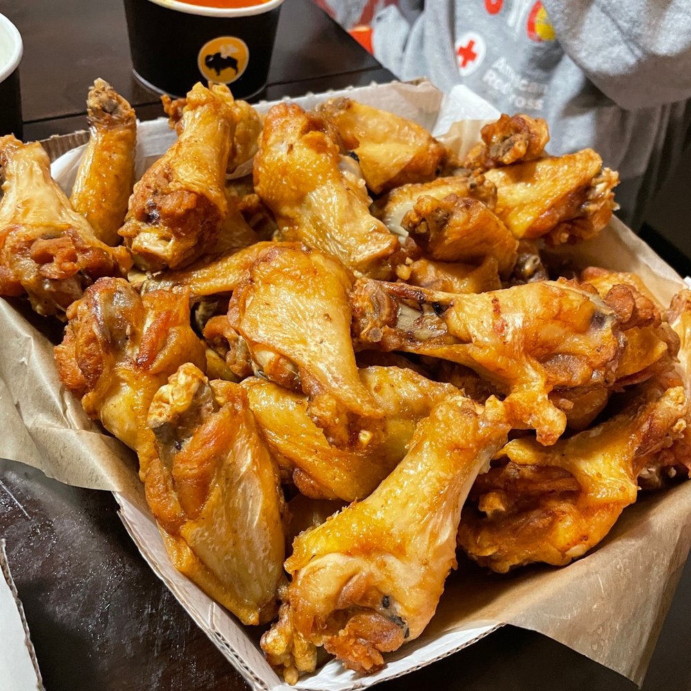 Buffalo Wild Wings - Plain boneless and traditional wings. We wanted original hot and spicy garlic flavor wings with extra sauce on side . - Chicken Wings Near Me - Carson, California Buffalo Wild Wings - Plain boneless and traditional wings. We wanted original hot and spicy garlic flavor wings with extra sauce on side . - Chicken Wings Near Me - Carson, California