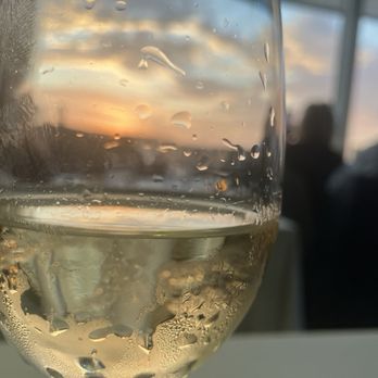 The Marine Room - Sunset view from my wine glass - Seafood Near Me - La Jolla, California The Marine Room - Sunset view from my wine glass - Seafood Near Me - La Jolla, California