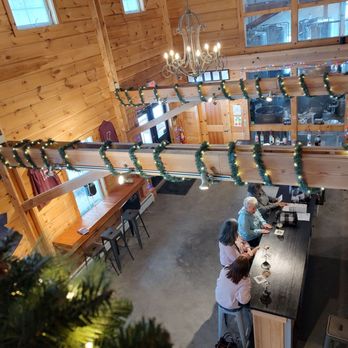 SILO Distillery - Beautiful high ceiling with nice upstairs seating - Distilleries Near Me - Windsor, Vermont