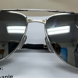 Sunny Vision - Cartier Aviators with silver mirrored polarized Zeiss sunglasses! Cool!!!!