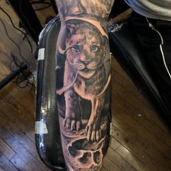 The Inkeeper's Tattoo Parlor - Tattoo and design by Zac Adams