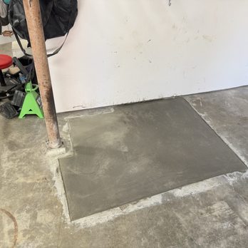Doctor Rooter - Great job with the concrete patch (high psi concrete) - Plumbing Near Me Doctor Rooter - Great job with the concrete patch (high psi concrete) - Plumbing Near Me