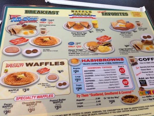 Menu photo 6 Waffle House Clermont, FL