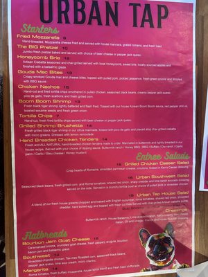 Menu photo 4 Urban Tap And Distillery Warren, OH Menu photo 4 Urban Tap And Distillery Warren, OH