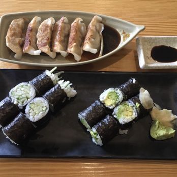 Asian Arch - Cucumber roll, avocado roll, and gyoza. - Chinese Near Me - St. Louis, Missouri Asian Arch - Cucumber roll, avocado roll, and gyoza. - Chinese Near Me - St. Louis, Missouri