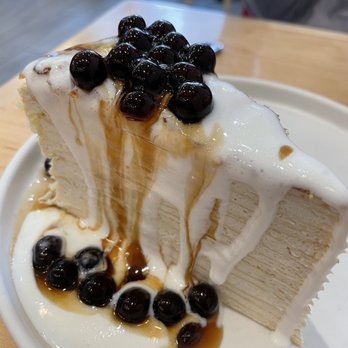 Prince Tea House - Brown Sugar Boba Mille Crpes Cake - Desserts Near Me - Forest Hills, New York Prince Tea House - Brown Sugar Boba Mille Crpes Cake - Desserts Near Me - Forest Hills, New York
