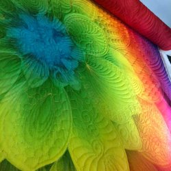 Aurora Quilts - Dream Big! Custom Longarm Quilting on a Hoffman Dream Big Panel, which are available on our website https://auroraquilts.com