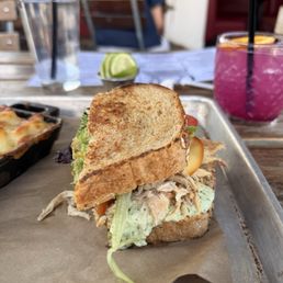1/2 Wood Fired Chicken Avocado Sandwich 1/2 Wood Fired Chicken Avocado Sandwich