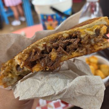Woody's Lunch Box - Brisket grilled cheese sandwich - Sandwiches Near Me - Lake Buena Vista, Florida Woody's Lunch Box - Brisket grilled cheese sandwich - Sandwiches Near Me - Lake Buena Vista, Florida