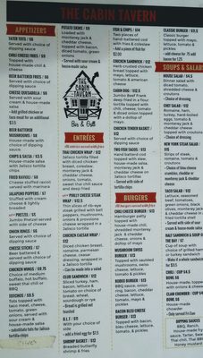 Menu photo 4 The Cabin Tavern Shelton, WA Menu photo 4 The Cabin Tavern Shelton, WA