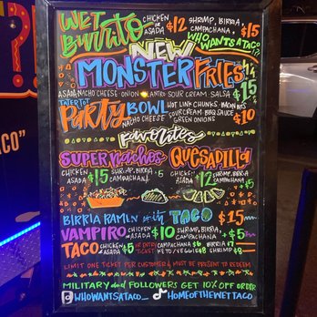 Who Wants A Taco - Updated menu March 2021 - Tacos Near Me Who Wants A Taco - Updated menu March 2021 - Tacos Near Me