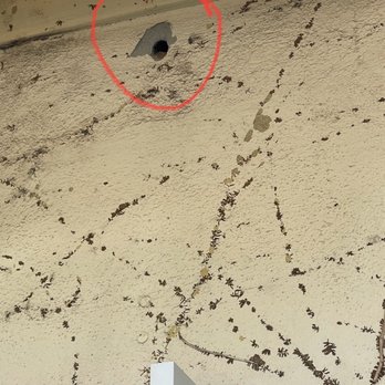 Hagan Electric - The hole that they made but didn't/forgot to tell me about. - Electricians Near Me - Sacramento, California