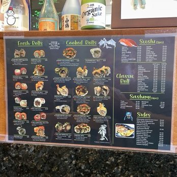 K.Sushi - Menu of rolls - Sushi Bars Near Me - Cerritos, California
