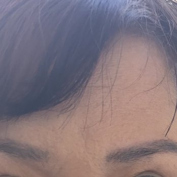 G Brow Art - 3 weeks after first microblading session. We didnt want it arched. Wanted thicker straighter brows. - Permanent Makeup Near Me - Los Angeles, California