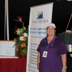 Lake America Family Physicians - Linda at Taste of South Lake!