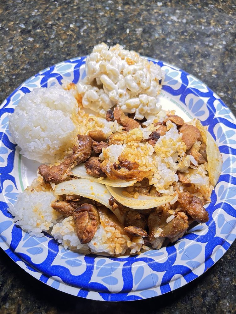 Food from Ohana Hawaiian BBQ