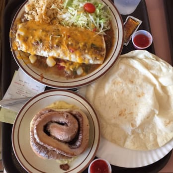 Frontier - Frontier burrito and cinnamon roll - Mexican Near Me - Albuquerque, New Mexico