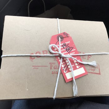 Corned Beef Factory - All wrapped like a present. - Sandwiches Near Me - Maywood, Illinois