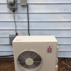Dran's Heating & A/C - Customer had no central Heat or A/C. Installed mini split Heat Pump