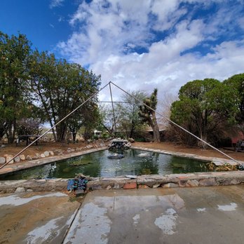 Food for Thought Cafe - a small pond in the middle of a park - Cafes Near Me - Joshua Tree, California Food for Thought Cafe - a small pond in the middle of a park - Cafes Near Me - Joshua Tree, California