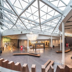 Brookfield Residential YMCA at Seton - View of the main lobby in Seton YMCA.