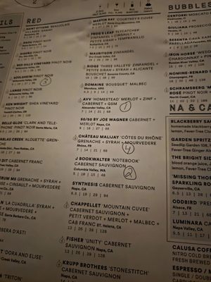 Menu photo 8 Sixty Vines Washington, DC, DC