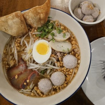Soothr - Suhkothai Tom Yum Seafood noodle soup - Thai Near Me - New York, New York