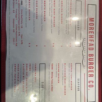 Morehead Burger Company - As of 7/21/2021 - Burgers Near Me - Morehead City, North Carolina Morehead Burger Company - As of 7/21/2021 - Burgers Near Me - Morehead City, North Carolina