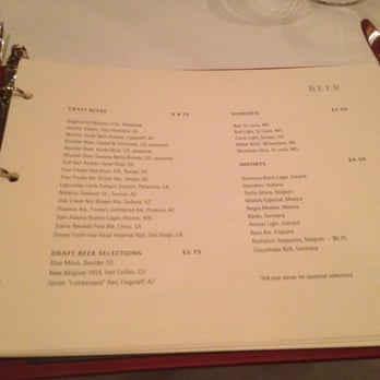 Zenith Steakhouse - Nice beer selection w/a lot of AZ beers - Steakhouses Near Me - Flagstaff, Arizona Zenith Steakhouse - Nice beer selection w/a lot of AZ beers - Steakhouses Near Me - Flagstaff, Arizona