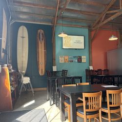 Sunshine Brewing Company - Indoor seating out back