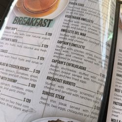 El Pirata - Breakfast menu