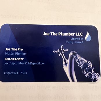 Joe The Plumber - Business card - Water Heater Installation/Repair Near Me Joe The Plumber - Business card - Water Heater Installation/Repair Near Me