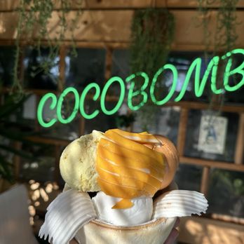Coco Bomb - Coconut Sundae - Cafes Near Me - San Diego, California