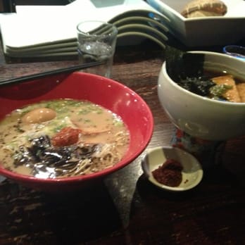 IPPUDO NY - Akura modern and wasabi shoyu ramen with bakudan - Ramen Near Me - New York, New York