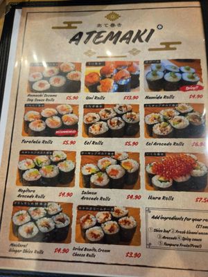 Menu photo 1 Izakaya Tenkichi Honolulu, HI Menu photo 1 Izakaya Tenkichi Honolulu, HI