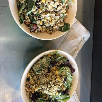 MAD Greens - 7th & McDowell - Pancho Villa salad on the left & South west bowl on the right - Salad Near Me - Phoenix, Arizona MAD Greens - 7th & McDowell - Pancho Villa salad on the left & South west bowl on the right - Salad Near Me - Phoenix, Arizona
