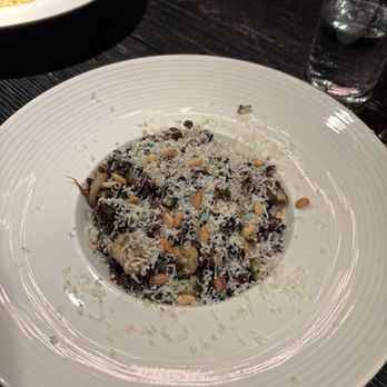 Giovedi - MUSHROOM DONBURI | 29 nanatsuboshi white & venere black rice, salsa verde, pine nut, pecorino romano - Asian Fusion Near Me - Honolulu, Hawaii