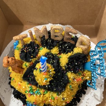 PJ's Pet Cafe - Timber's first birthday cake! He loved every single bite. Love this shop and will be back the owner could not have been nicer! - Pet Stores Near Me - Long Beach, California PJ's Pet Cafe - Timber's first birthday cake! He loved every single bite. Love this shop and will be back the owner could not have been nicer! - Pet Stores Near Me - Long Beach, California