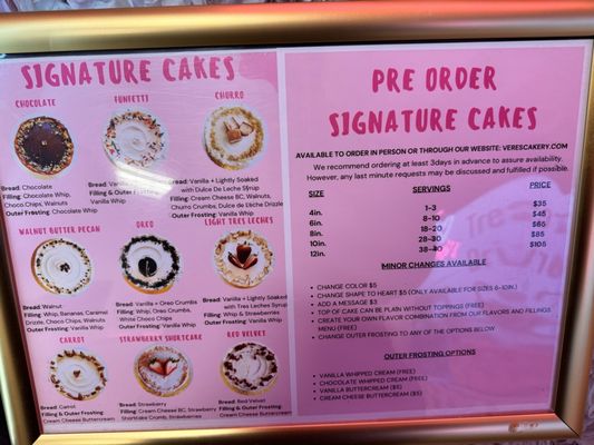 Menu photo 2 Vere’s Cakery South Gate, CA
