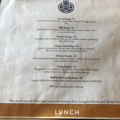 Menu photo 3 HighGrain Brewing Co Cincinnati, OH