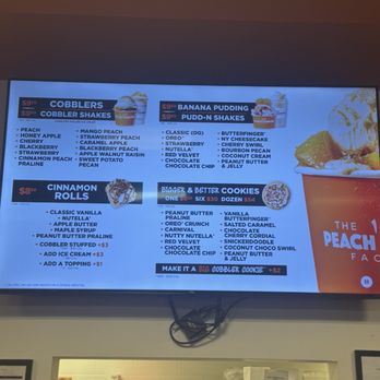 The Peach Cobbler Factory - Menu - Desserts Near Me - Washington, DC, District of Columbia The Peach Cobbler Factory - Menu - Desserts Near Me - Washington, DC, District of Columbia