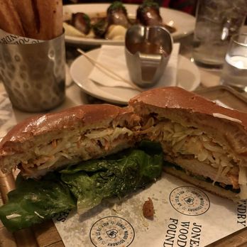 Jones Wood Foundry - Spicy Fried Chicken Sandwich - British Near Me - New York, New York Jones Wood Foundry - Spicy Fried Chicken Sandwich - British Near Me - New York, New York