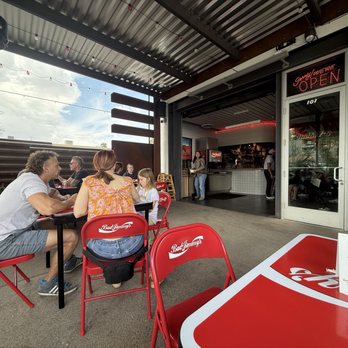 Bad Jimmy's - Outside seating - Burgers Near Me - Scottsdale, Arizona Bad Jimmy's - Outside seating - Burgers Near Me - Scottsdale, Arizona