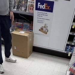 Walgreens - Box sitting at drop off location