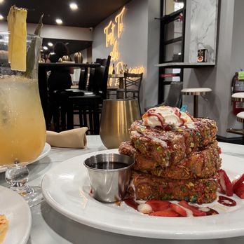 Toast It IZ - Fruity Pebbles French Toast - American Near Me - Chicago, Illinois Toast It IZ - Fruity Pebbles French Toast - American Near Me - Chicago, Illinois